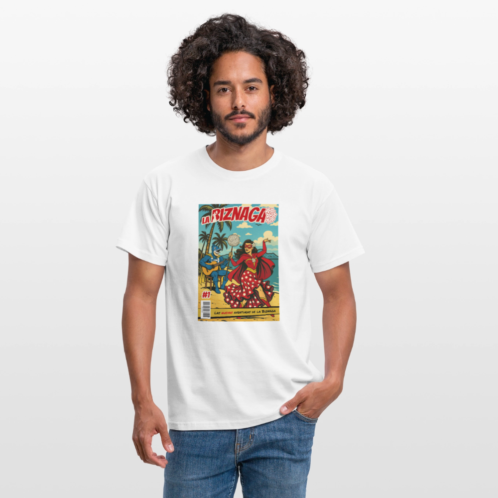 La Biznaga #1 -Flemenco - Unisex T-Shirt - white