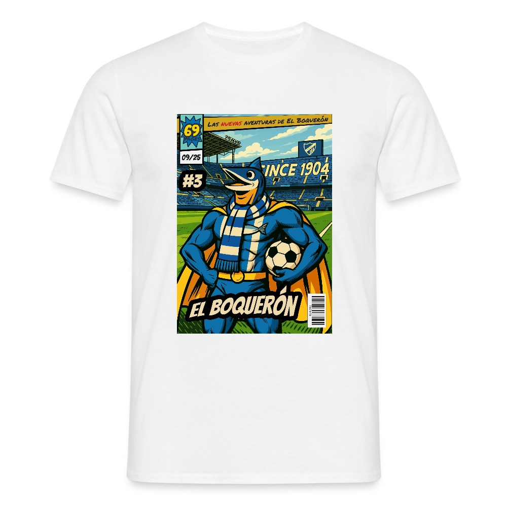 El Boquerón #3 - La Rosaleda - Unisex T-Shirt - white