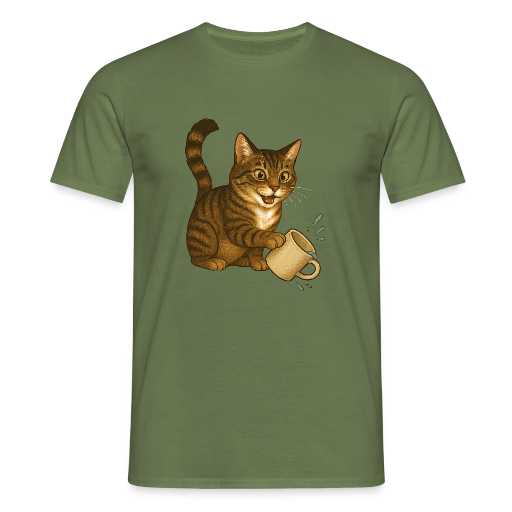 Throw over mug cat – Unisex T-Shirt - military green