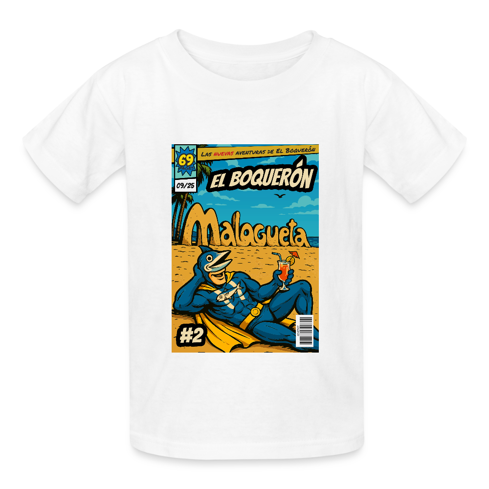 El Boquerón #2 - Malagueta Beach - Kids T-Shirt - white