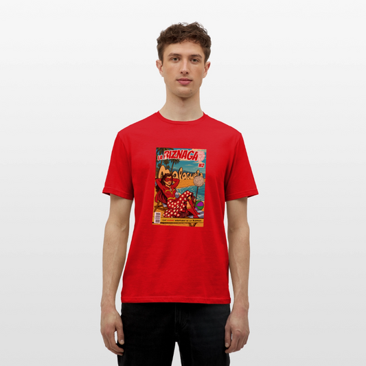 La Biznaga #2 - Malagueta Beach Time - Unisex T-Shirt - red