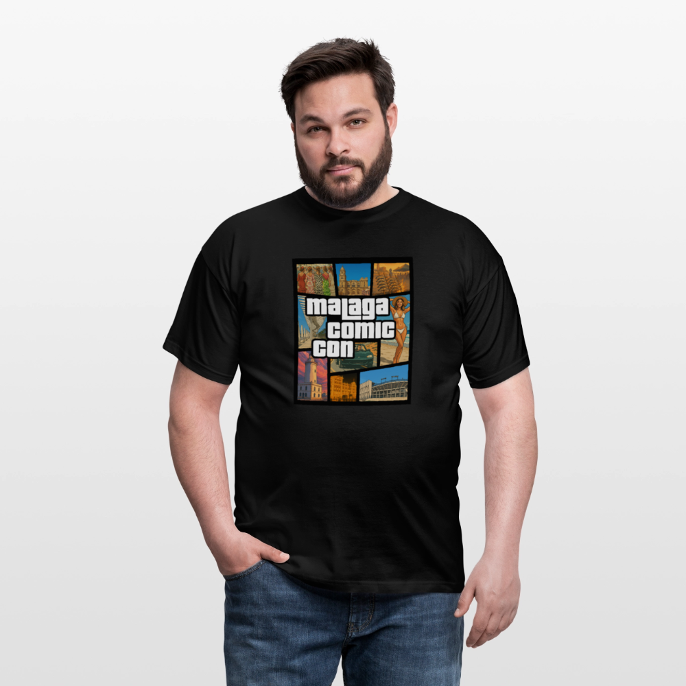 Malaga Comic Con GTA Style – Unisex T-Shirt - black