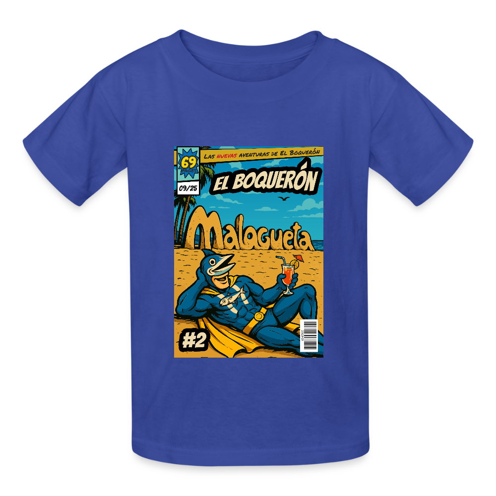 El Boquerón #2 - Malagueta Beach - Kids T-Shirt - royal blue