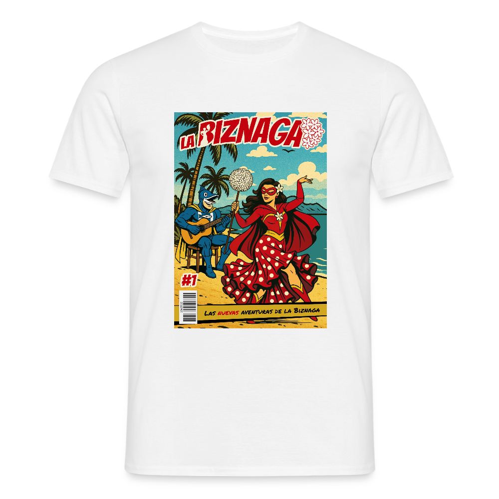 La Biznaga #1 -Flemenco - Unisex T-Shirt - white