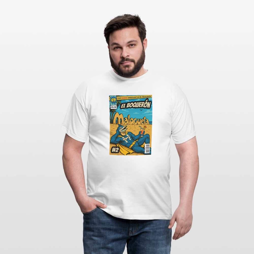 El Boquerón #2 - Malagueta Beach - Unisex T-Shirt - white