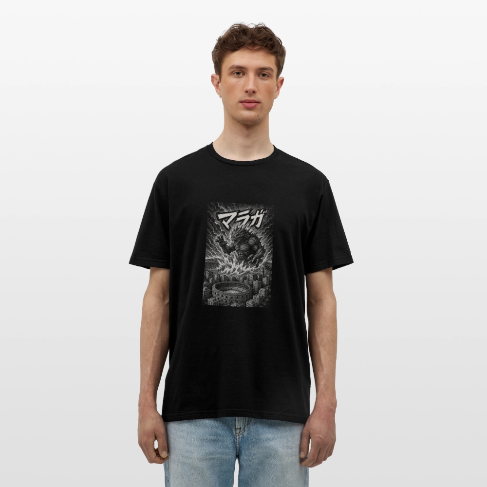 Málaga Kaiju attack - Unisex T-Shirt - black