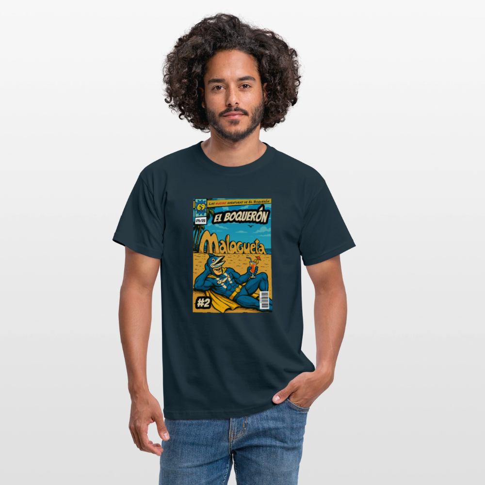 El Boquerón #2 - Malagueta Beach - Unisex T-Shirt - navy