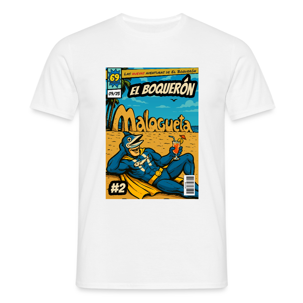 El Boquerón #2 - Malagueta Beach - Unisex T-Shirt - white