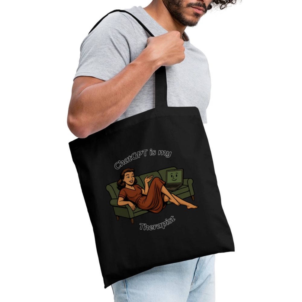 ChatGPT Is My Therapist - Tote Bag - black