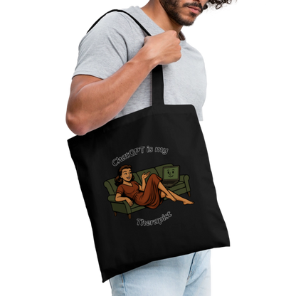 ChatGPT Is My Therapist - Tote Bag - black