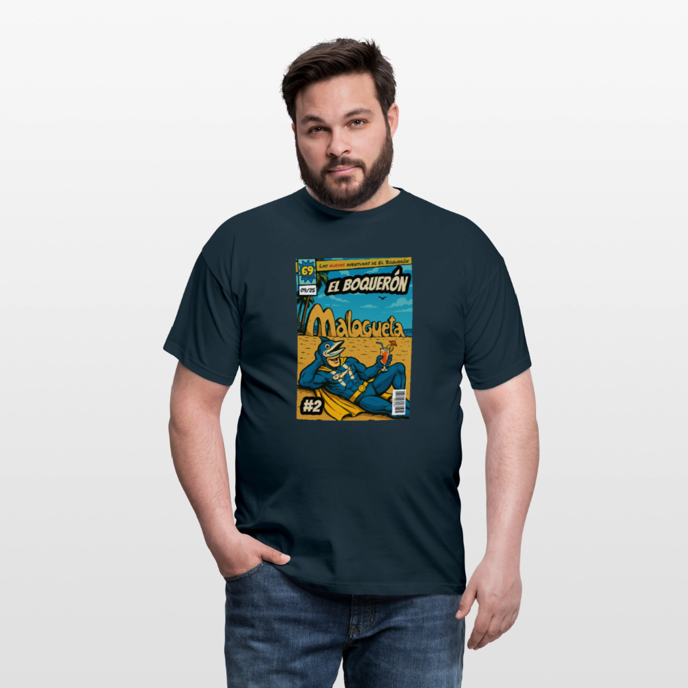 El Boquerón #2 - Malagueta Beach - Unisex T-Shirt - navy