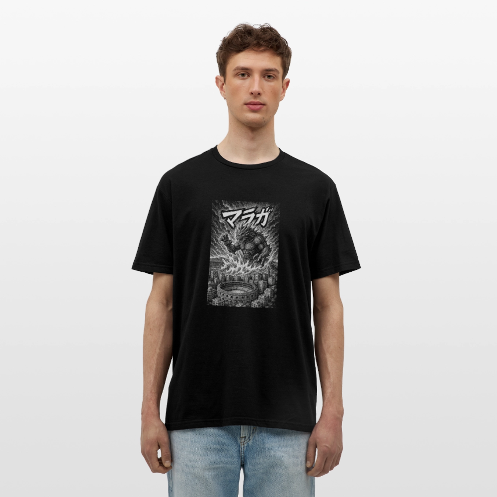 Málaga Kaiju attack - Unisex T-Shirt - black