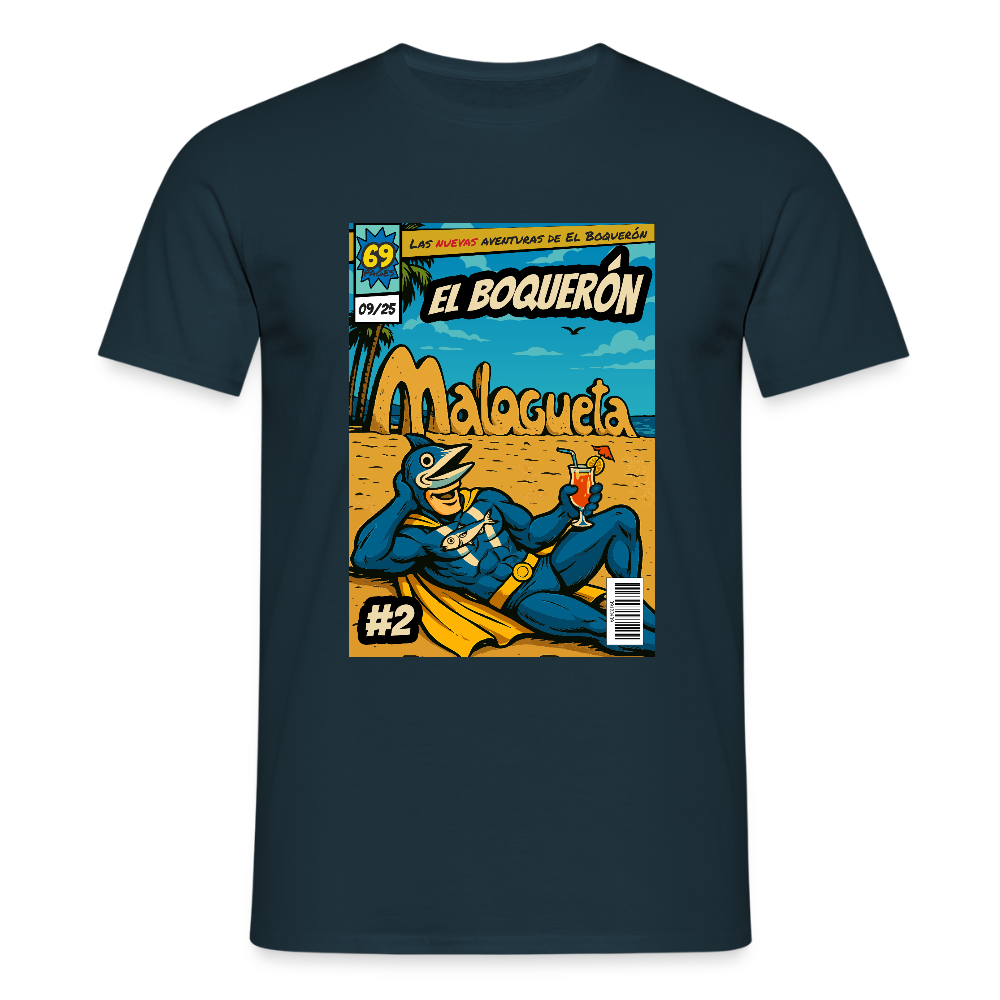 El Boquerón #2 - Malagueta Beach - Unisex T-Shirt - navy