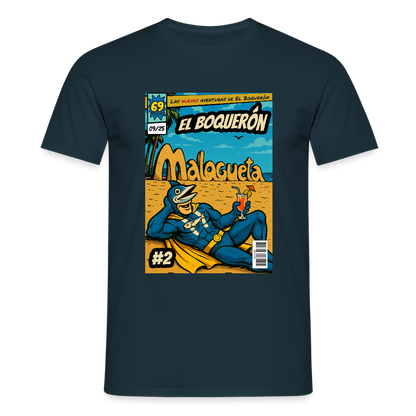 El Boquerón #2 - Malagueta Beach - Unisex T-Shirt - navy