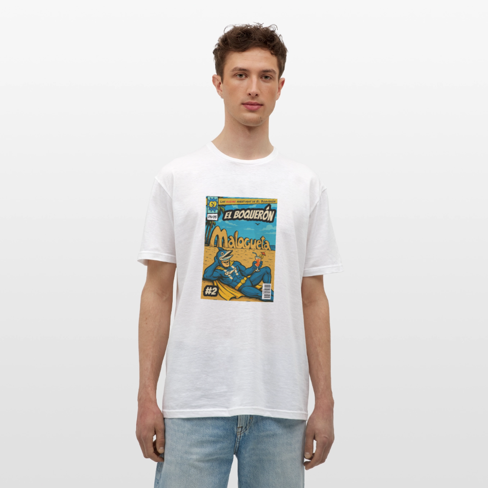El Boquerón #2 - Malagueta Beach - Unisex T-Shirt - white