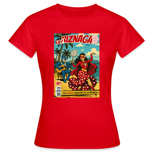 La Biznaga #1 -Flemenco - Women's T-Shirt - red