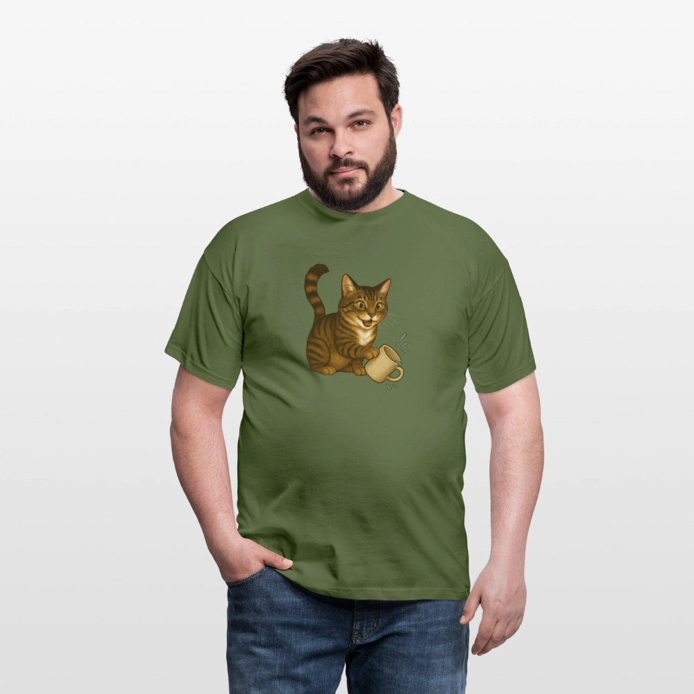 Throw over mug cat – Unisex T-Shirt - military green