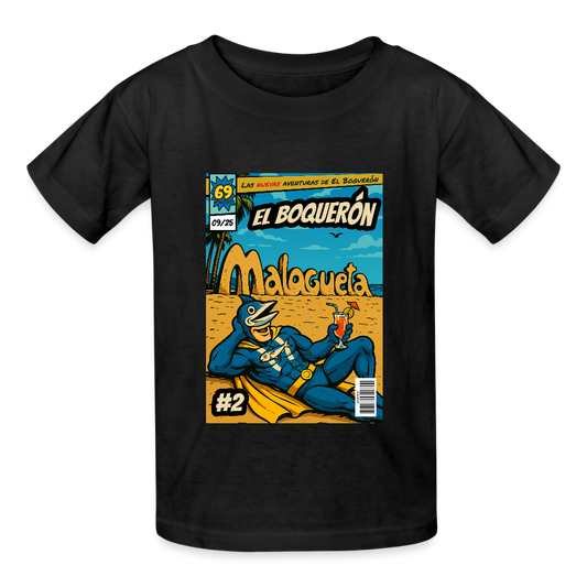 El Boquerón #2 - Malagueta Beach - Kids T-Shirt - black