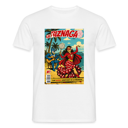 La Biznaga #1 -Flemenco - Unisex T-Shirt - white