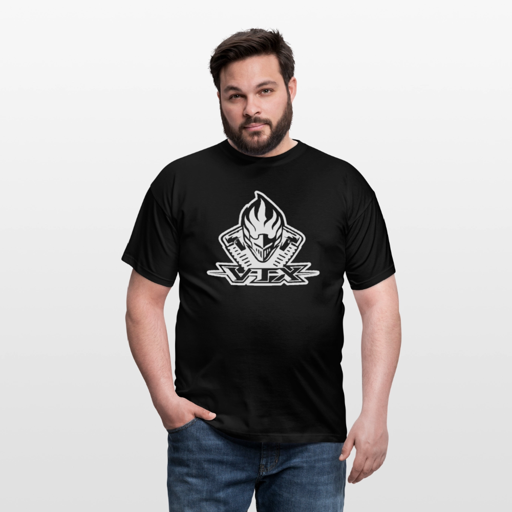 VTX Burning skull tribute shirt - black
