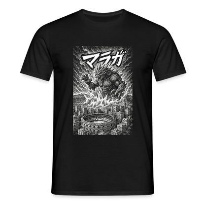 Málaga Kaiju attack - Unisex T-Shirt - black