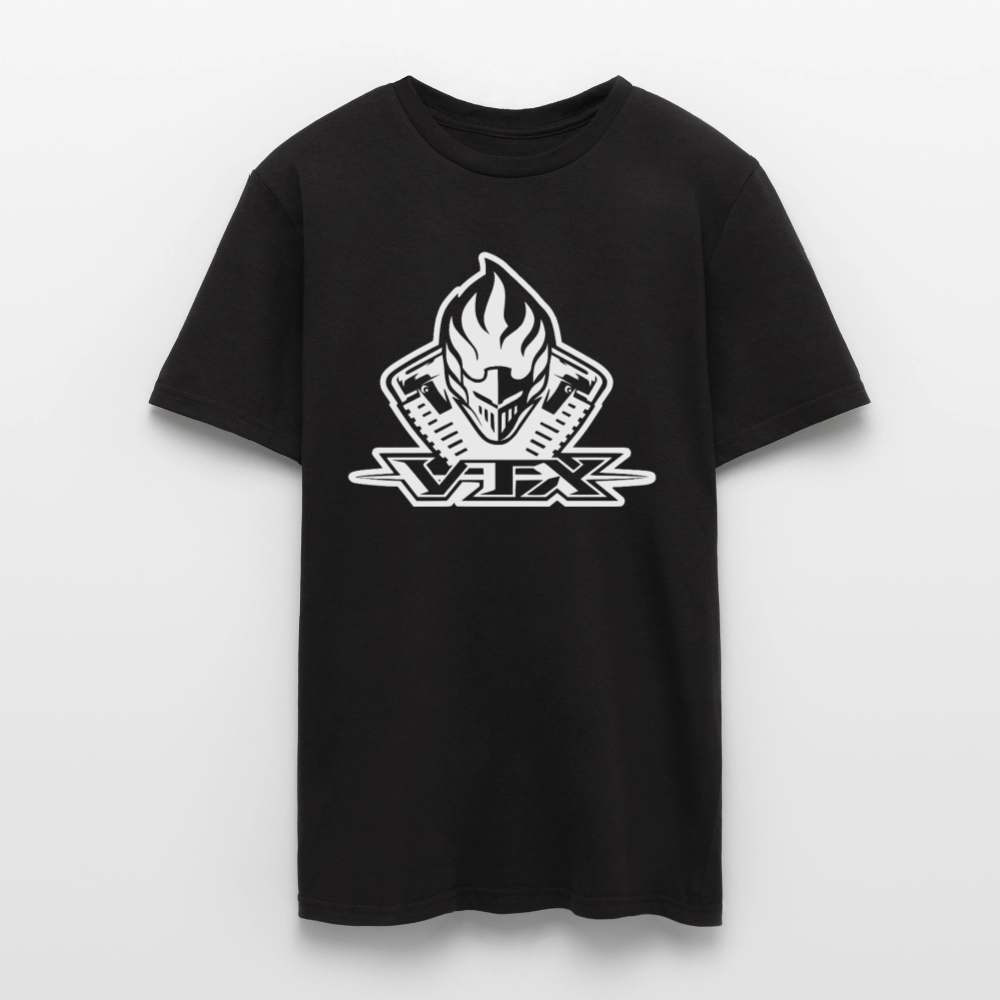 VTX Burning skull tribute shirt - black
