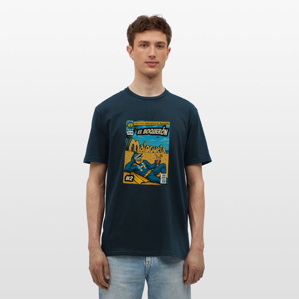 El Boquerón #2 - Malagueta Beach - Unisex T-Shirt - navy