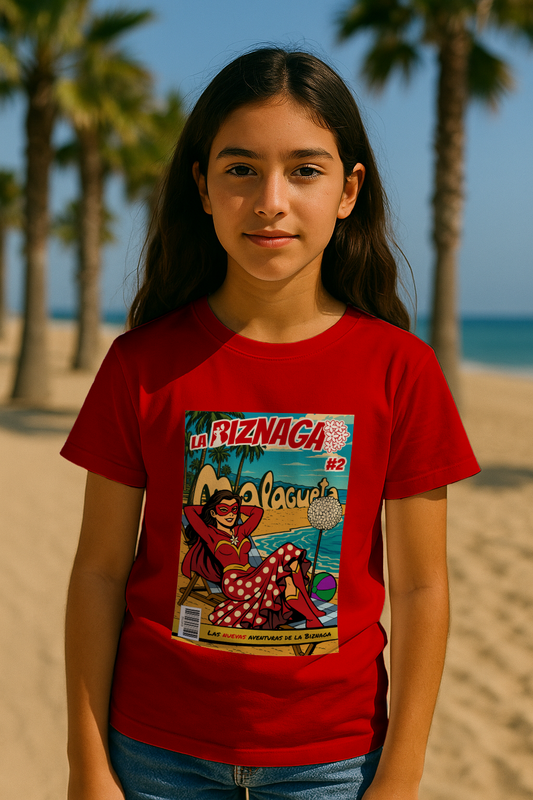 La Biznaga #2 - Malagueta Beach Time - Camiseta infantil